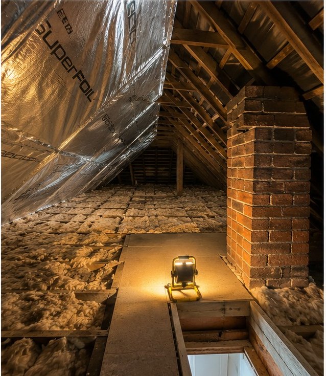 SF19 SuperFOIL being installed across the roof pitch in Leeds
